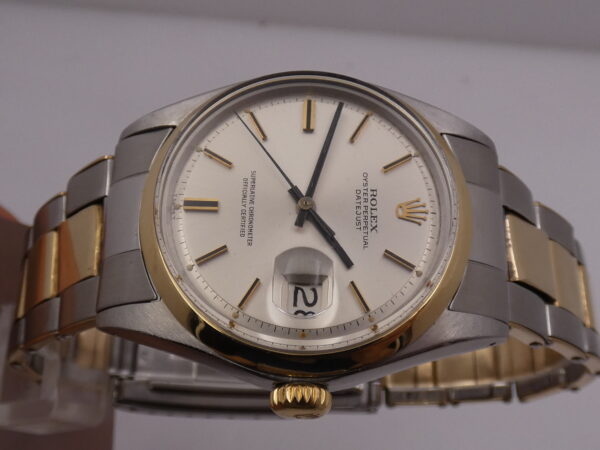 Rolex Datejust 36 1601 Steel & 9Kt Gold ANNO 1972 Rivet Bracelet Automatic Winding