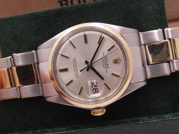 Rolex Datejust 36 1601 Steel & 9Kt Gold ANNO 1972 Rivet Bracelet Automatic Winding