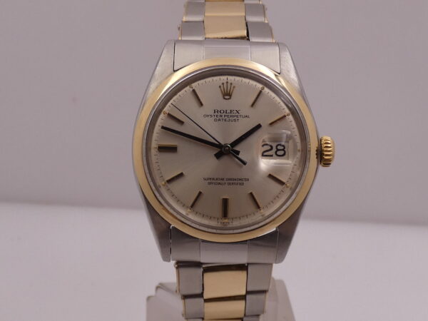 Rolex Datejust 36 1601 Steel & 9Kt Gold ANNO 1972 Rivet Bracelet Automatic Winding