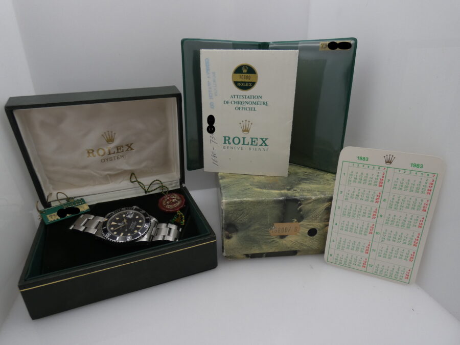 Rolex Submariner Date 16800 Ultra Rare FULL SET Matte Dial TOP CONDITION ANNO 1982 Automatico - immagine 8
