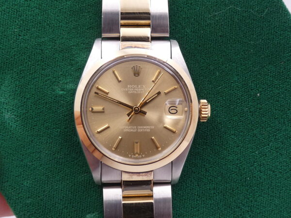 Rolex Datejust 31 Mid-Size 6824 N.O.S. Acciaio & Oro 18Kt BOX&PAPERS ITALIA Anno 1978 Automatico