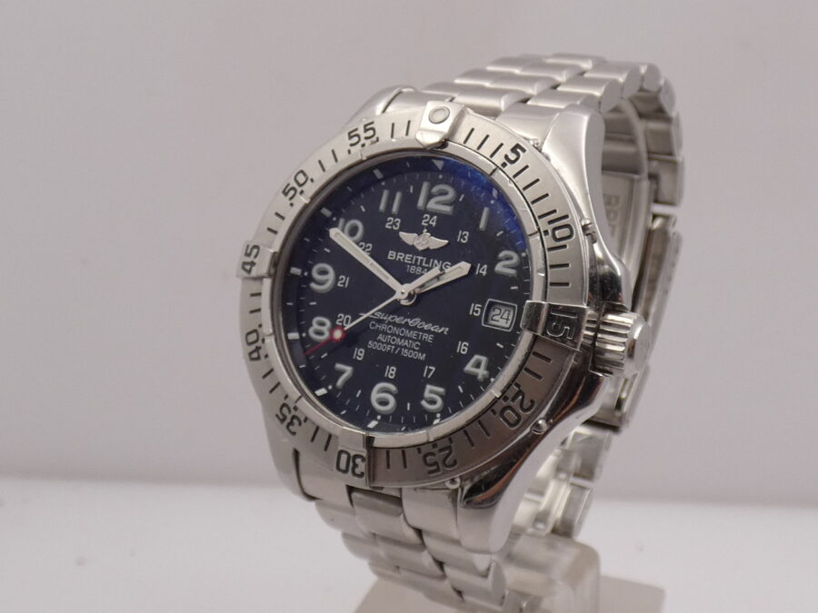 Breitling Superocean Chronometre A17360 Diver 1500m Automatico Acciaio With Bracelet Anni 2000 - immagine 9