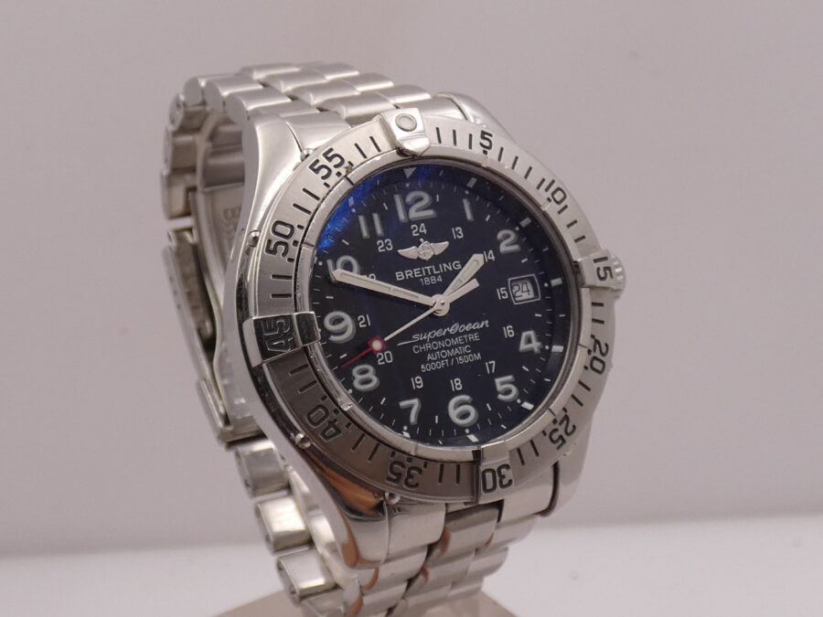 Breitling Superocean Chronometre A17360 Diver 1500m Automatico Acciaio With Bracelet Anni 2000 - immagine 10