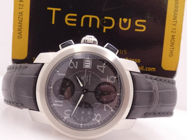Baume & Mercier Capeland Chronograph NEW BOX PAPERS & STICKERS Automatico Acciaio Never Worn Anni '2000
