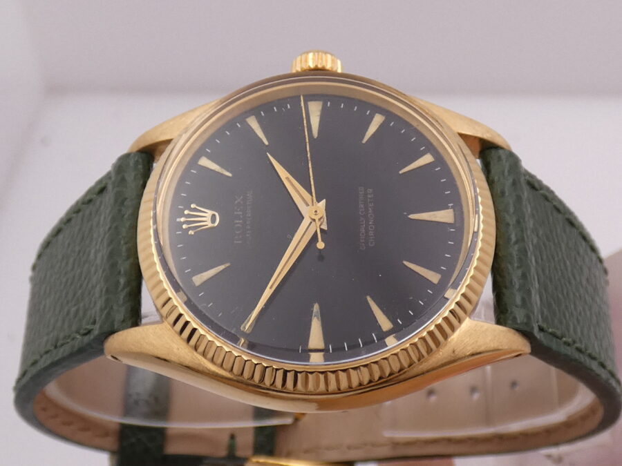 Rolex Oyster Perpetual 34 GILT DIAL Anno 1956 Oro 18 Kt Automatico Ref 6567