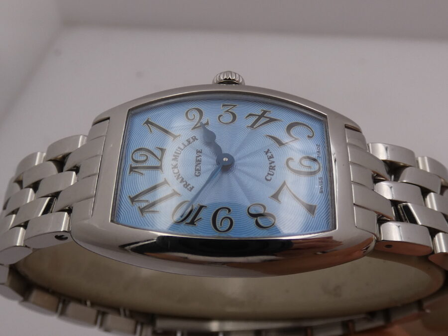 Franck Muller Cintrée Curvex 1752 QZ Ladies LIKE NEW Acciaio Anni '2000