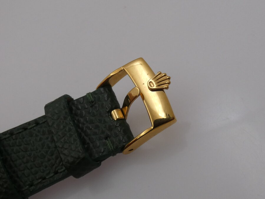 Rolex Oyster Perpetual 34 GILT DIAL Anno 1956 Oro 18 Kt Automatico Ref 6567 - immagine 12