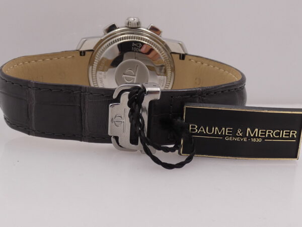Baume & Mercier Capeland Chronograph NEW BOX PAPERS & STICKERS Automatico Acciaio Never Worn Anni '2000