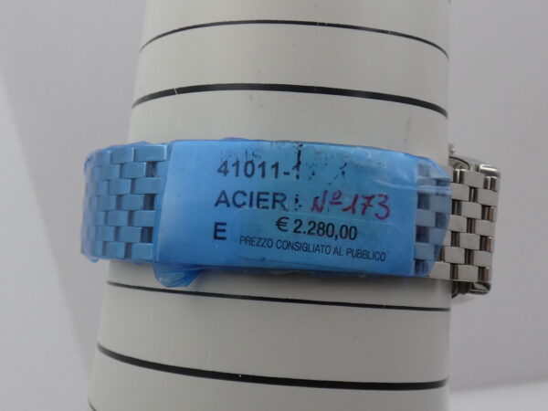 Eberhard & Co. Hyperbole NEW BOX&PAPERS Automatico Acciaio With Bracelet Mai Indossato Ref. 41011 Anno 2010