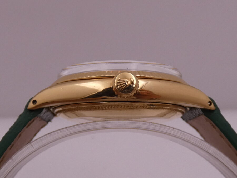 Rolex Oyster Perpetual 34 GILT DIAL Anno 1956 Oro 18 Kt Automatico Ref 6567 - immagine 14