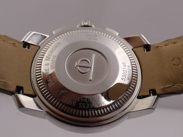 Baume & Mercier Capeland Chronograph NEW BOX PAPERS & STICKERS Automatico Acciaio Never Worn Anni '2000