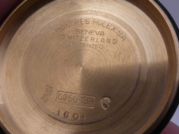 Rare Rolex Datejust 36mm 1601 Oro Rosa 18 Kt ANNO 1963 Original Dial Leaf Hands Automatico