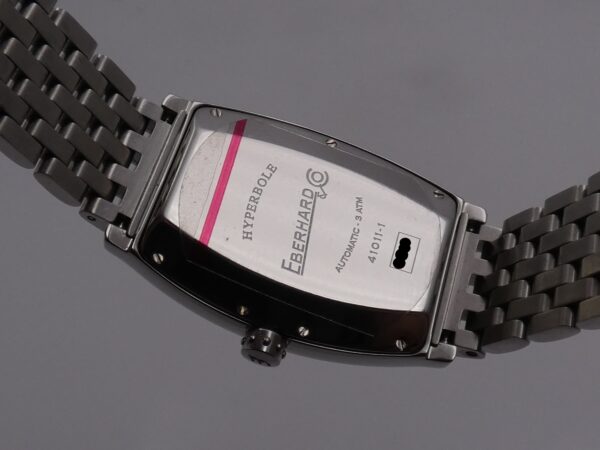 Eberhard & Co. Hyperbole NEW BOX&PAPERS Automatico Acciaio With Bracelet Mai Indossato Ref. 41011 Anno 2010