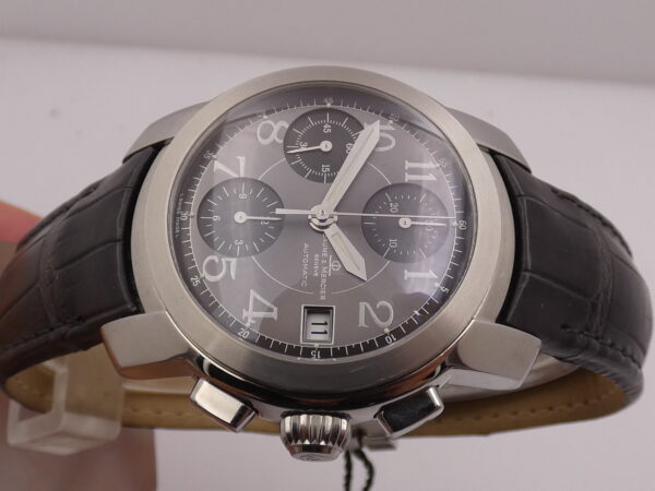 Baume & Mercier Capeland Chronograph NEW BOX PAPERS & STICKERS Automatico Acciaio Never Worn Anni '2000