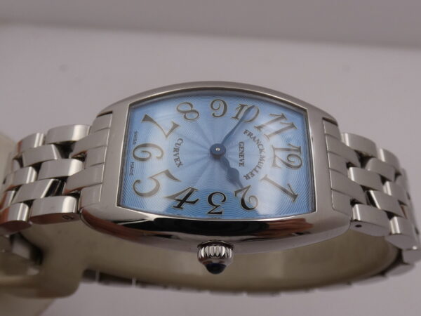 Franck Muller Cintrée Curvex 1752 QZ Ladies LIKE NEW Acciaio Anni '2000