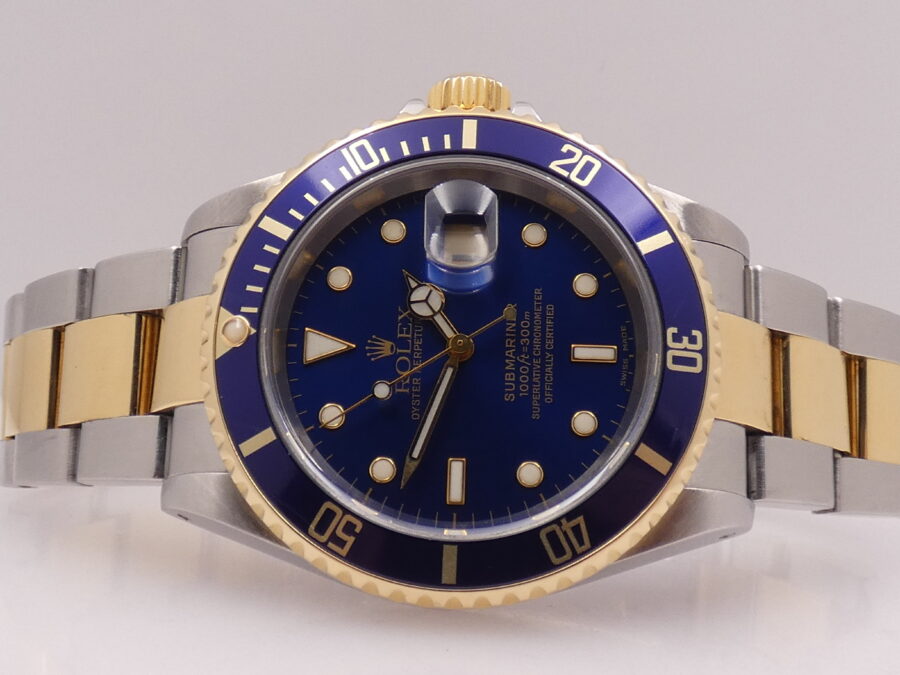 Rolex Submariner Date 16613 SEL Acciaio&Oro 18 Kt Anno 2003 With BOX Automatico - immagine 3