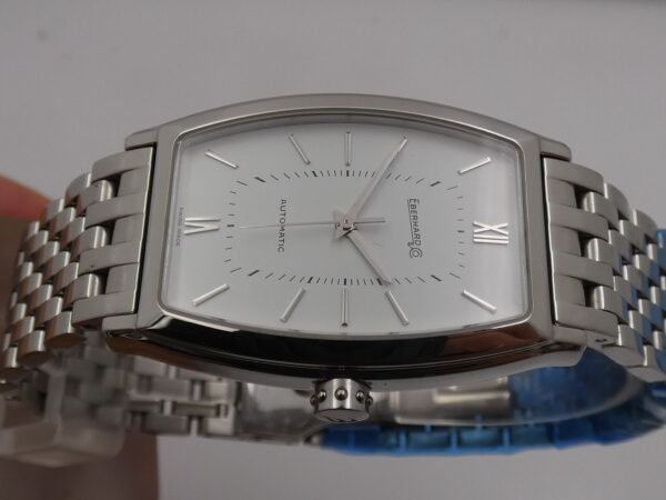 Eberhard & Co. Hyperbole NEW BOX&PAPERS Automatico Acciaio With Bracelet Mai Indossato Ref. 41011 Anno 2010