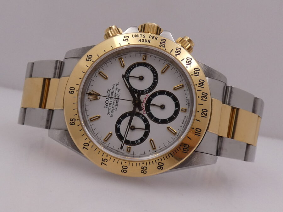 Rolex Daytona Zenith 16523 4 Liner 6 Inverted Bezel 200 NEVER POLISHED L Series Anno 1989 TOP CONDITION - immagine 4
