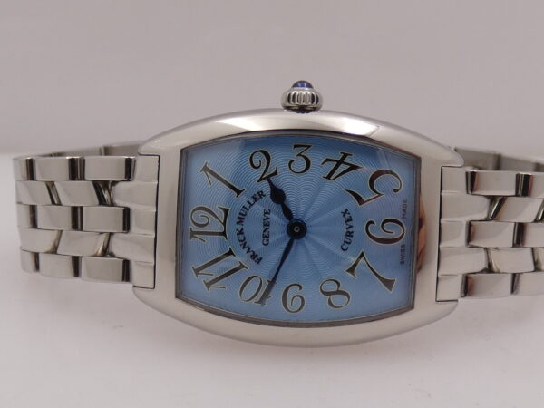 Franck Muller Cintrée Curvex 1752 QZ Ladies LIKE NEW Acciaio Anni '2000