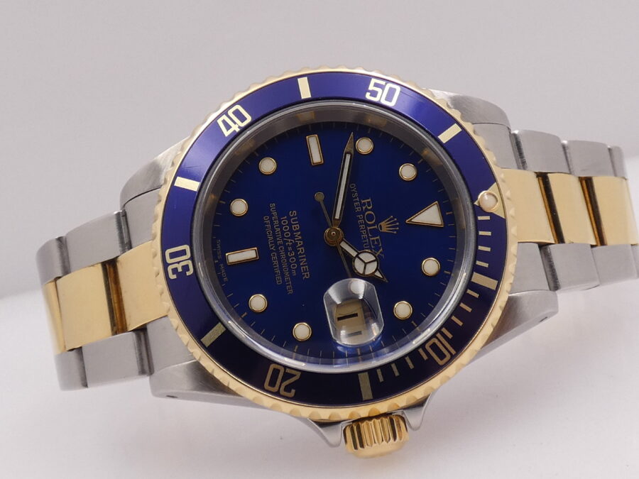 Rolex Submariner Date 16613 SEL Acciaio&Oro 18 Kt Anno 2003 With BOX Automatico - immagine 5