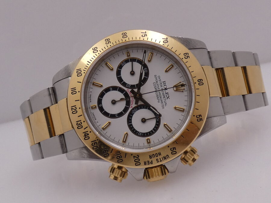 Rolex Daytona Zenith 16523 4 Liner 6 Inverted Bezel 200 NEVER POLISHED L Series Anno 1989 TOP CONDITION - immagine 6