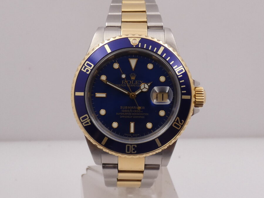Rolex Submariner Date 16613 SEL Acciaio&Oro 18 Kt Anno 2003 With BOX Automatico - immagine 6