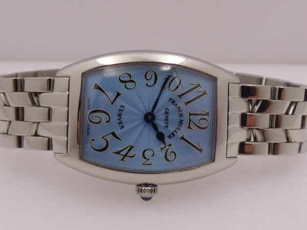 Franck Muller Cintrée Curvex 1752 QZ Ladies LIKE NEW Acciaio Anni '2000