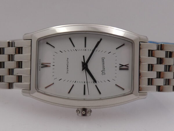 Eberhard & Co. Hyperbole NEW BOX&PAPERS Automatico Acciaio With Bracelet Mai Indossato Ref. 41011 Anno 2010