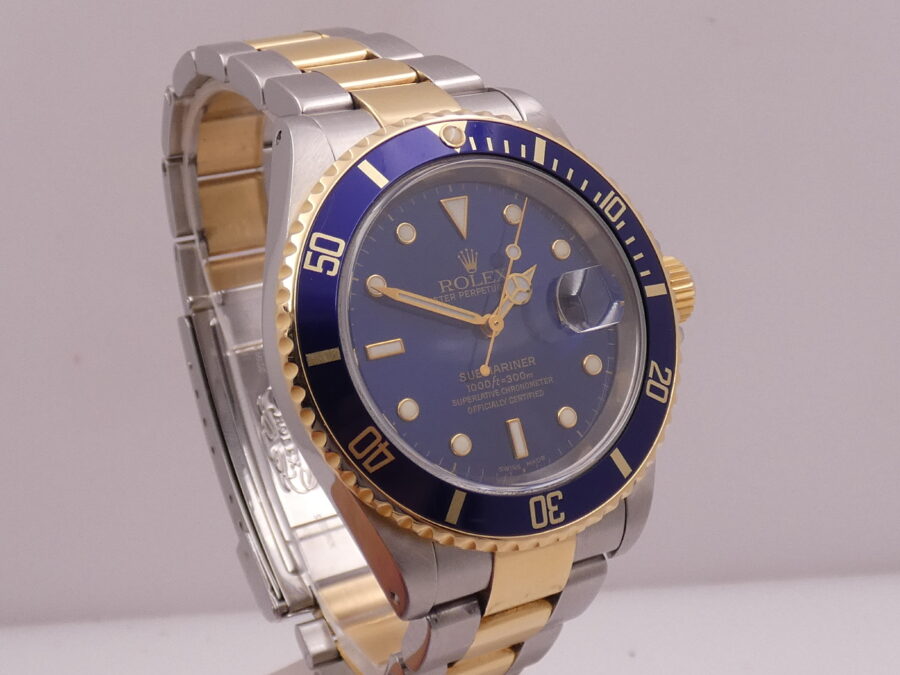 Rolex Submariner Date 16613 SEL Acciaio&Oro 18 Kt Anno 2003 With BOX Automatico - immagine 7