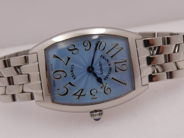 Franck Muller Cintrée Curvex 1752 QZ Ladies LIKE NEW Acciaio Anni '2000