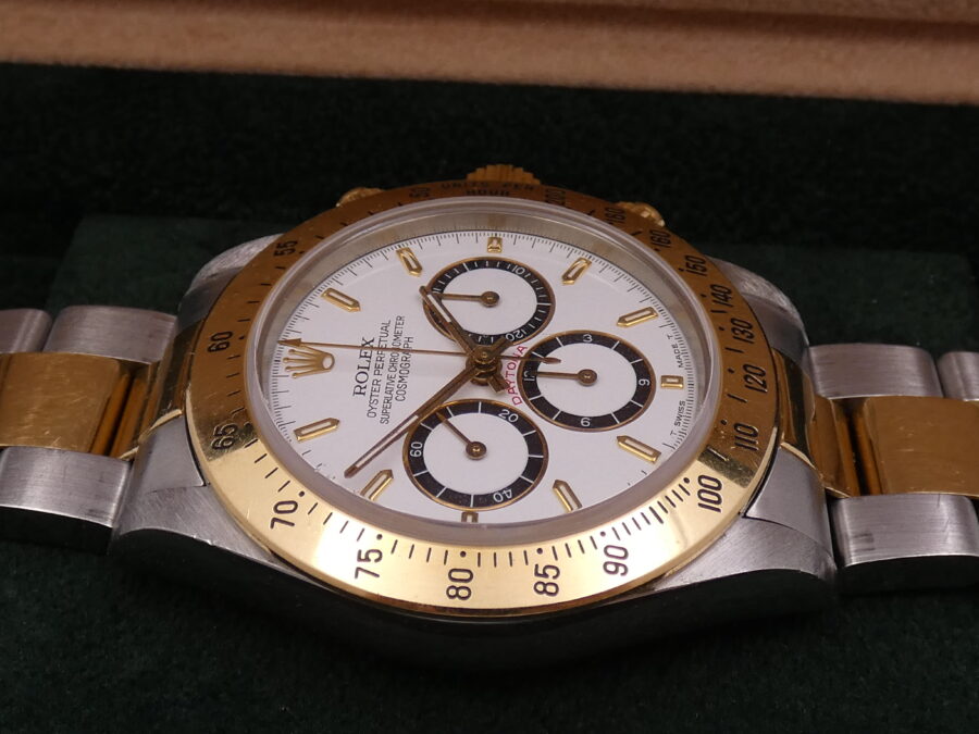 Rolex Daytona Zenith 16523 4 Liner 6 Inverted Bezel 200 NEVER POLISHED L Series Anno 1989 TOP CONDITION - immagine 8