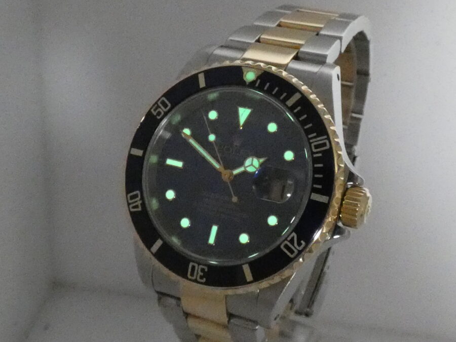 Rolex Submariner Date 16613 SEL Acciaio&Oro 18 Kt Anno 2003 With BOX Automatico - immagine 8