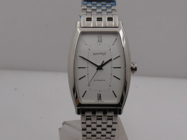Eberhard & Co. Hyperbole NEW BOX&PAPERS Automatico Acciaio With Bracelet Mai Indossato Ref. 41011 Anno 2010