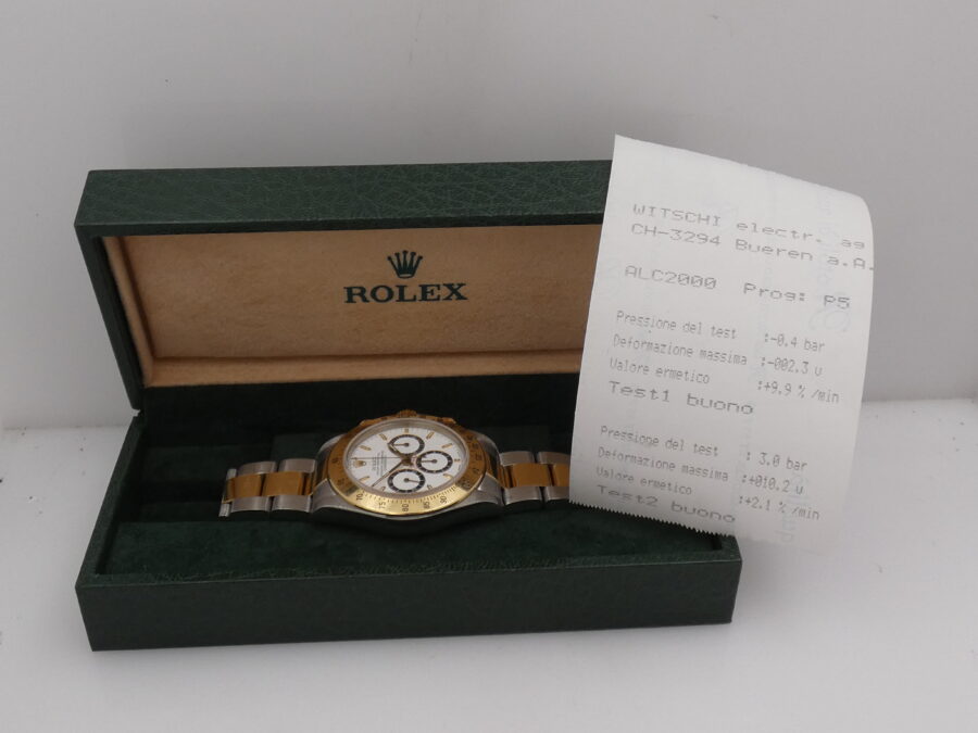 Rolex Daytona Zenith 16523 4 Liner 6 Inverted Bezel 200 NEVER POLISHED L Series Anno 1989 TOP CONDITION - immagine 9