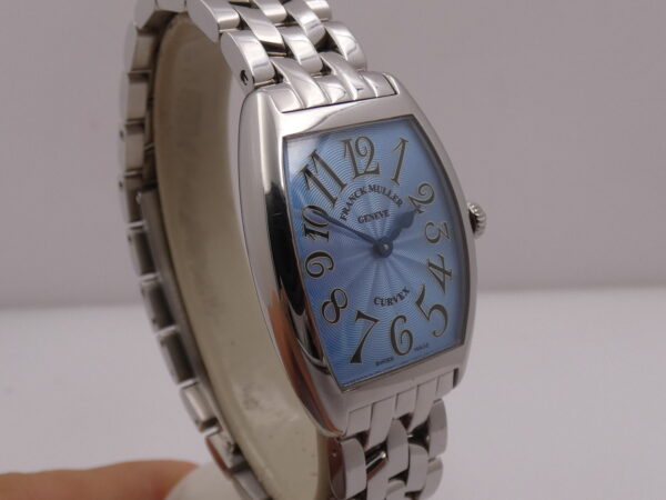 Franck Muller Cintrée Curvex 1752 QZ Ladies LIKE NEW Acciaio Anni '2000