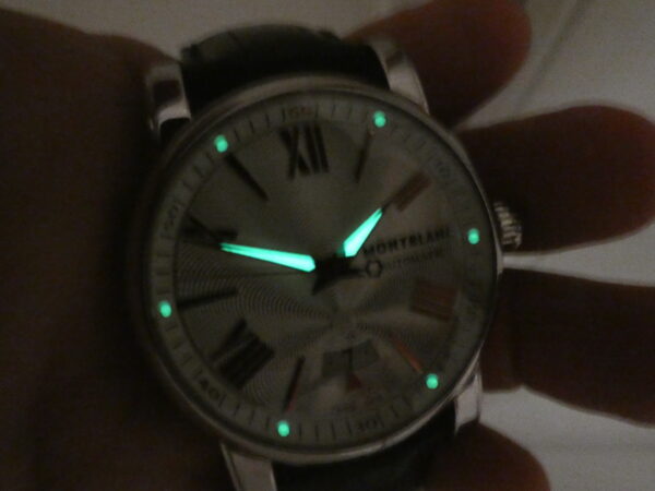 Montblanc Star Box & Papers Automatic Date Guillochè Dial Steel Anno 2016 Ref 7102