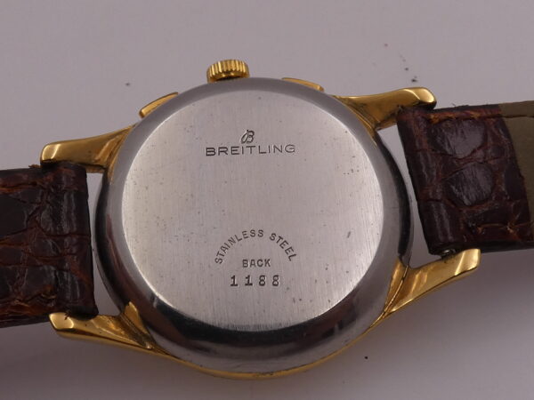 Breitling Cadette Chronograph 1188 Oversize 37mm 18Kt G.F. ANNI '50 Carica Manuale Venus 188