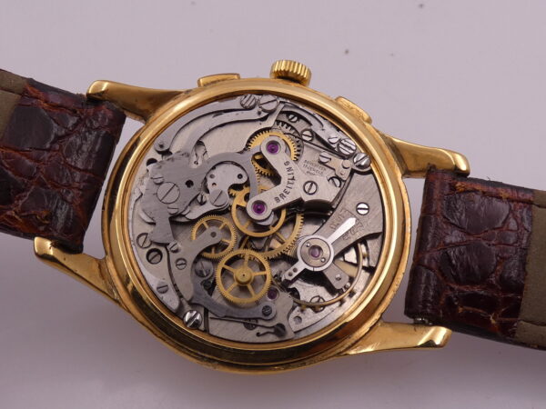 Breitling Cadette Chronograph 1188 Oversize 37mm 18Kt G.F. ANNI '50 Carica Manuale Venus 188