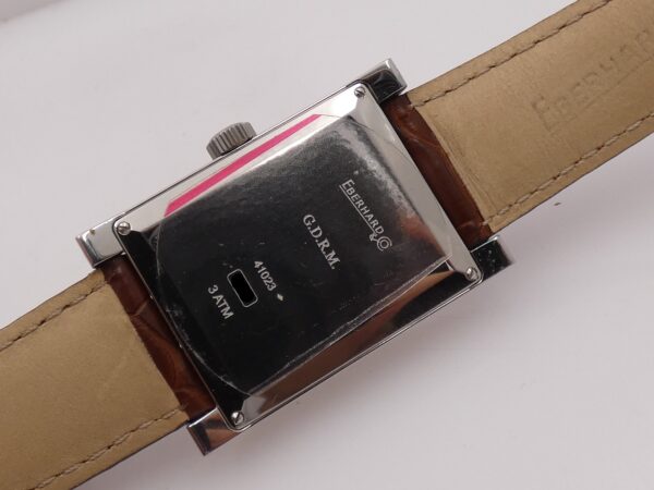 Eberhard & Co. Les Grandes Courbées Gran Data Reserve De Marche NEW BOX&PAPERS Automatico Acciaio