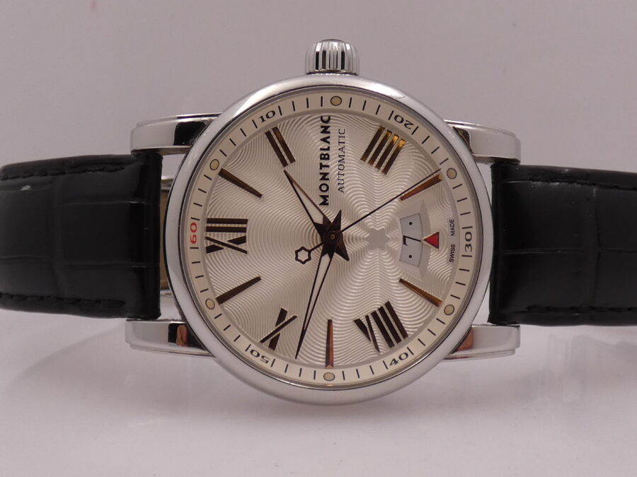 Montblanc Star Box & Papers Automatic Date Guillochè Dial Steel Anno 2016 Ref 7102 - immagine 4