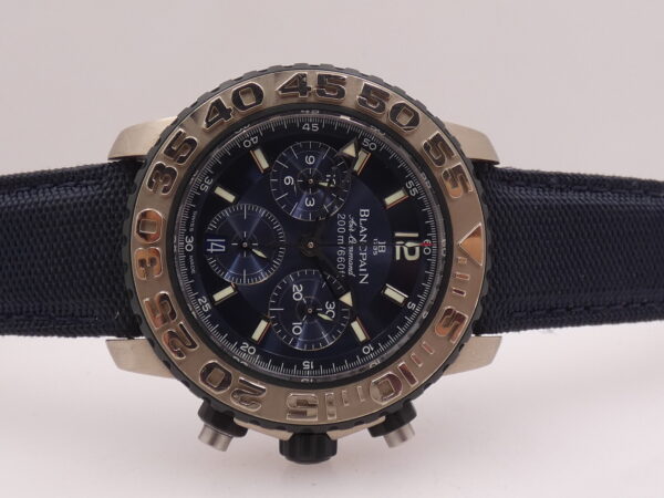 Blancpain Air Command Flyback Chrono Automatic Concept 2000 2285F Oro Bianco 18Kt With BOX