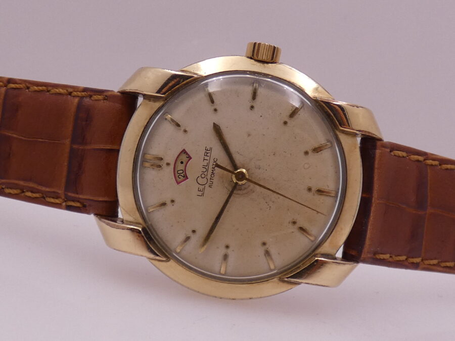 LeCoultre Powermatic Power Reserve Cal 481 Bumper YEARS '50 10Kt Gold Filled Vintage Watch - immagine 5