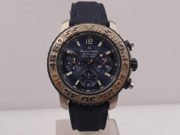 Blancpain Air Command Flyback Chrono Automatic Concept 2000 2285F Oro Bianco 18Kt With BOX