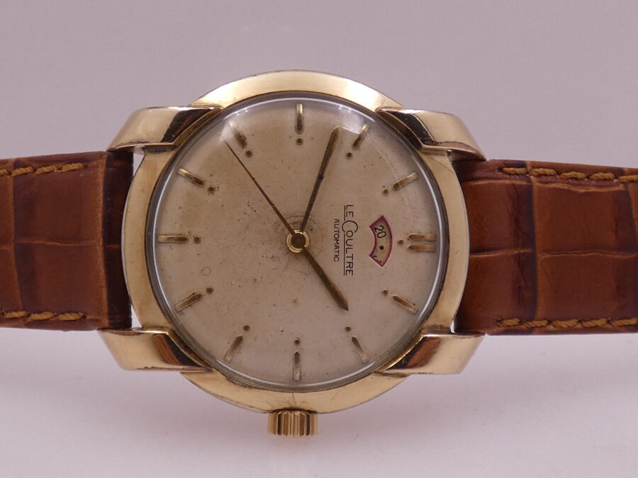 LeCoultre Powermatic Power Reserve Cal 481 Bumper YEARS '50 10Kt Gold Filled Vintage Watch - immagine 6