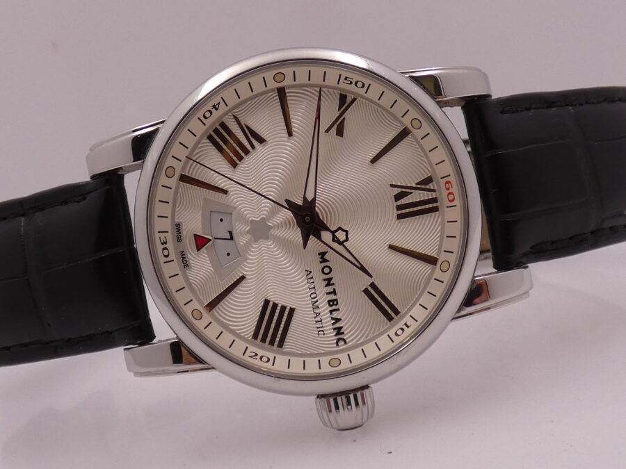 Montblanc Star Box & Papers Automatic Date Guillochè Dial Steel Anno 2016 Ref 7102 - immagine 7