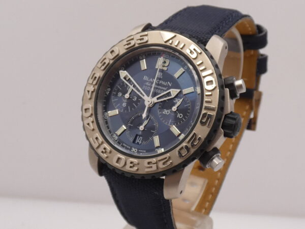 Blancpain Air Command Flyback Chrono Automatic Concept 2000 2285F Oro Bianco 18Kt With BOX