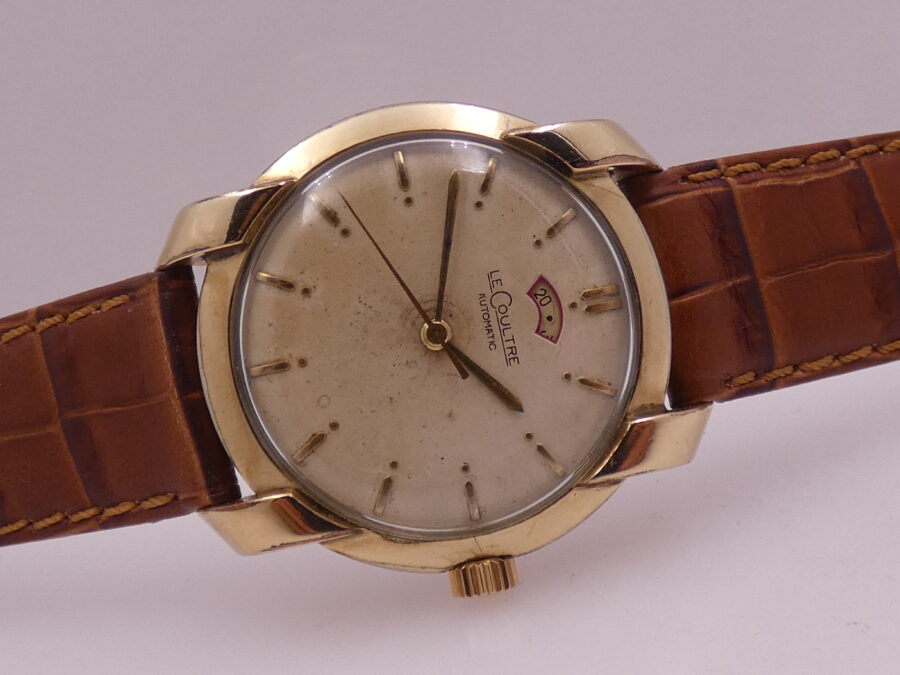 LeCoultre Powermatic Power Reserve Cal 481 Bumper YEARS '50 10Kt Gold Filled Vintage Watch - immagine 7