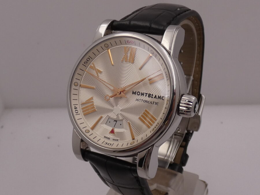 Montblanc Star Box & Papers Automatic Date Guillochè Dial Steel Anno 2016 Ref 7102 - immagine 9