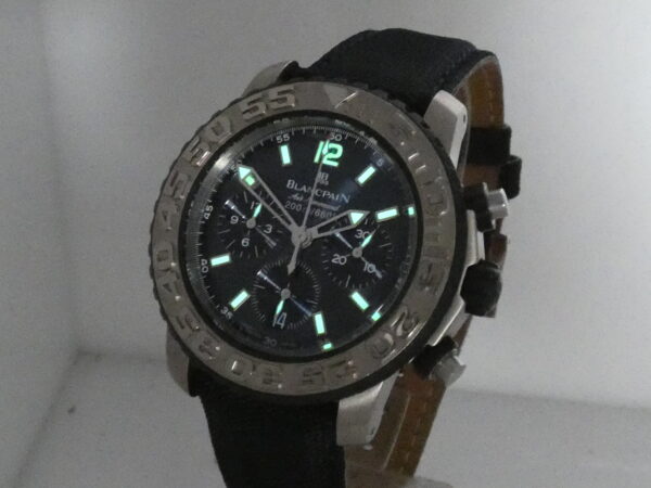 Blancpain Air Command Flyback Chrono Automatic Concept 2000 2285F Oro Bianco 18Kt With BOX