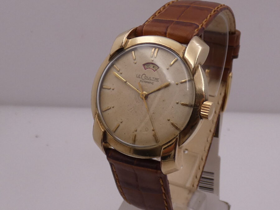 LeCoultre Powermatic Power Reserve Cal 481 Bumper YEARS '50 10Kt Gold Filled Vintage Watch - immagine 9